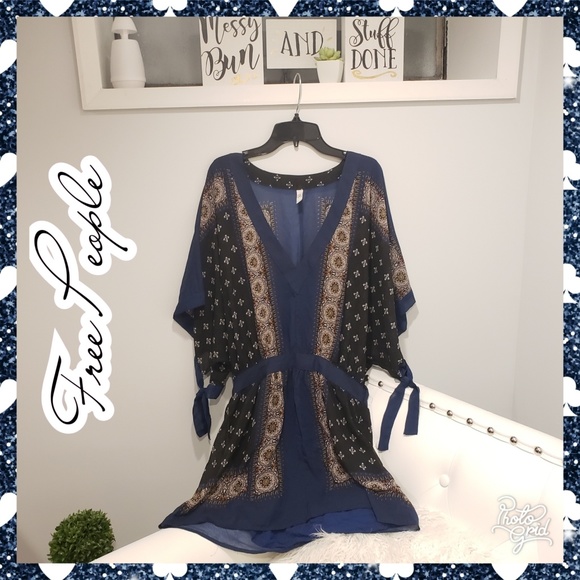 Free People Dresses & Skirts - 💋Free people dress boho style xs hippie tunic top